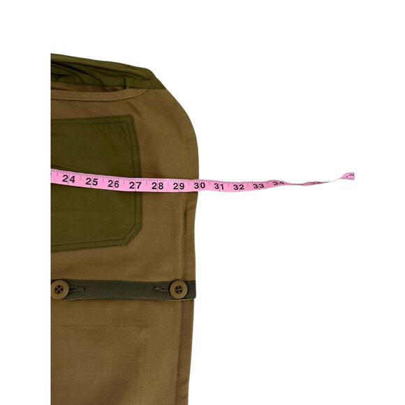 Wasted Collective Cargo Field Vest Hunting Green Organic Cotton Japan Made XL - Picture 7 of 7